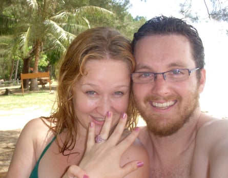 Jessica Dettmann and Drew Truslove in Borneo in 2008