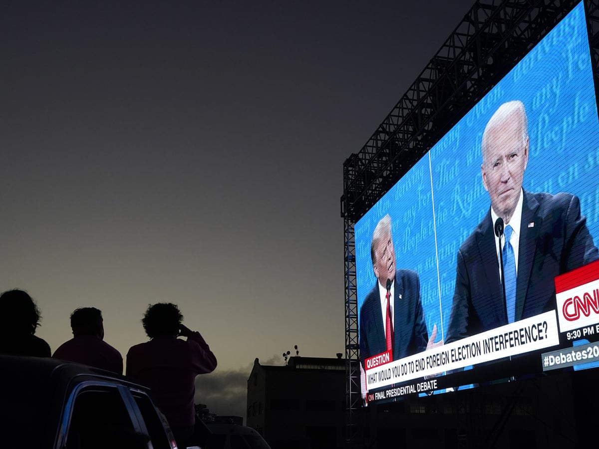 Biden The Winner Of Final Debate Tv Viewers And Undecided Voters Say Us News The Guardian