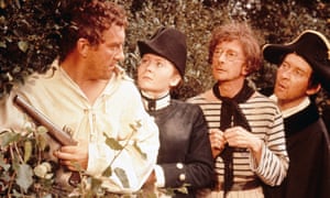Bernard Cribbins, Juliet Mills, Charles Hawtrey and Kenneth Williams in Carry on Jack, 1963