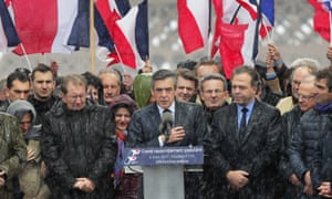 François Fillon delivers speech