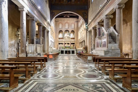 Ornate interior of church