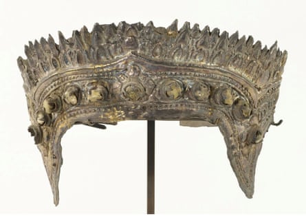 The trove includes crowns and other treasures from the Angkor period, which ran from the ninth to 14th centuries AD.
