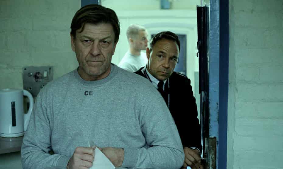 Sean Bean and Stephen Graham as Mark Cobden and Eric McNally in Time. 
