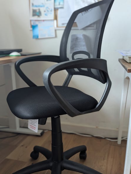 A black Dunelm Archie Ergonomic Office Chair