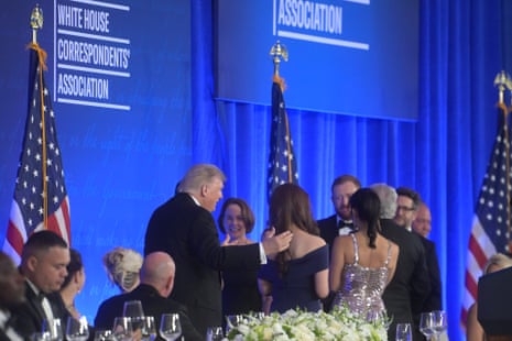 Donald Trump congratulated the Wall Street Journal reporters who win an award for revealing the birthday letter sent in his name to Jeffrey Epstein, the late sex offender he socialized with for nearly two decades.