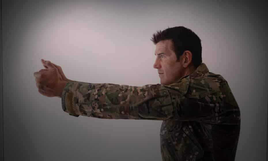 A portrait of Ben Roberts-Smith VC by Michael Zavros which is on display in the Australian War Memorial in Canberra. 