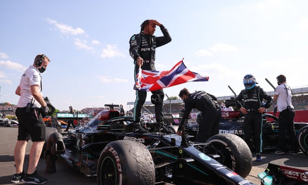 Lewis Hamilton won the British Grand Prix after a first-lap collision that shunted his title rival Max Verstappen out of the race.