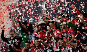 Fernando Torres is at the centre of the Atlético celebrations on his last appearance for the club.