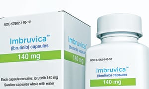 Imbruvica medicine bottle and packaging.