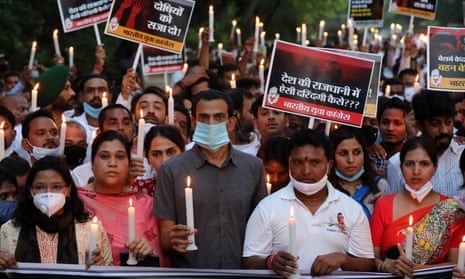 A candlelit vigil was held in Delhi on Wednesday to protest against persistent sexual violence against women in India.