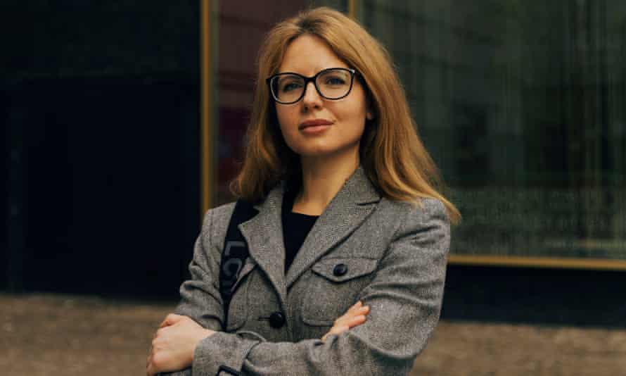 La réfugiée ukrainienne Alina Shchukina