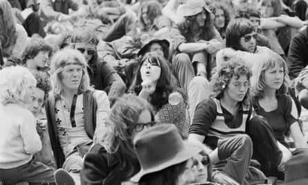 Reading festival in 1971.