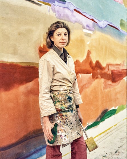 Mind on fire … Frankenthaler in her East 83rd Street studio in 1974.