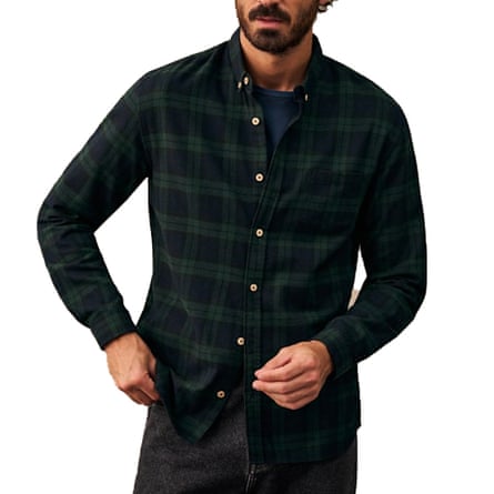 Octobre checked flanel shirt