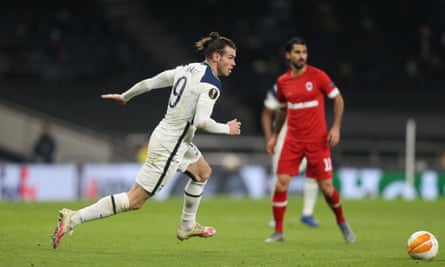 Gareth Bale played a major role in Tottenham’s first goal against Antwerp