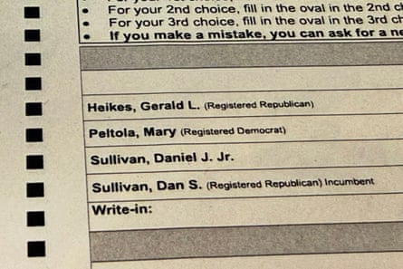 a ballot