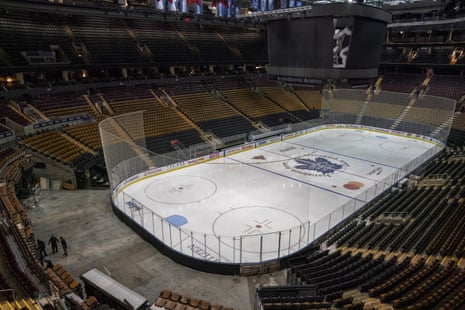 The Scotiabank Arena in Toronto on 12 March, 2020.