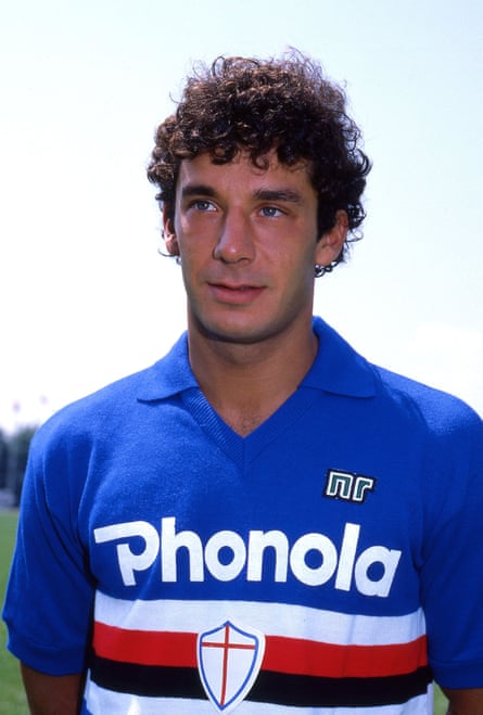 Gianluca Vialli, pictured during his Sampdoria days during the 1987-88 season.