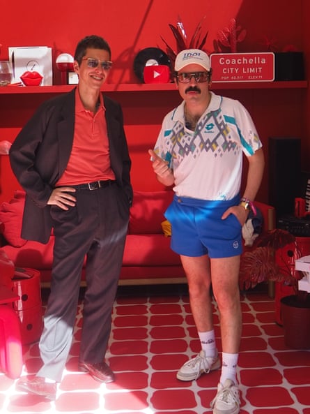 Mind Enterprises backstage at Coachella