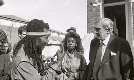 Lord Scarman meets residents in Brixton in the 1980s