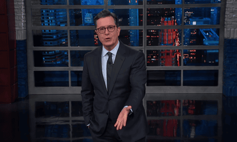 Stephen Colbert: ‘As soon as you start praising someone’s honesty, you’re automatically throwing shade at Donald Trump.’
