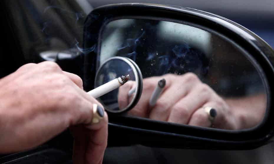 Smoking in car