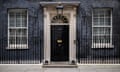 The exterior of No 10 Downing Street