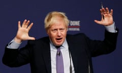 Boris Johnson launches the Conservative Party’s manifesto in Telford.