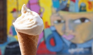 Fresh ice cream at Blu, Lima