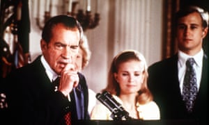 Richard Nixon makes his resignation speech, 1974