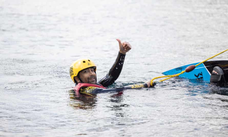 Rhik Samadder tries wakeboarding