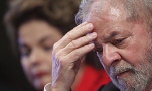 Luiz Inácio Lula da Silva, Brazil’s former president, with his successor Dilma Rousseff in July.