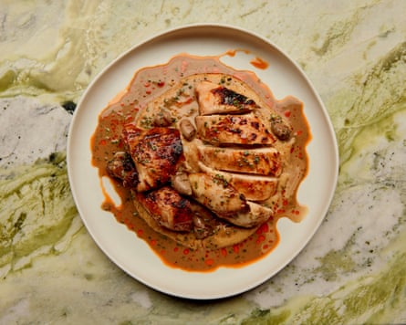 Appalachia’s butter-brined half chicken