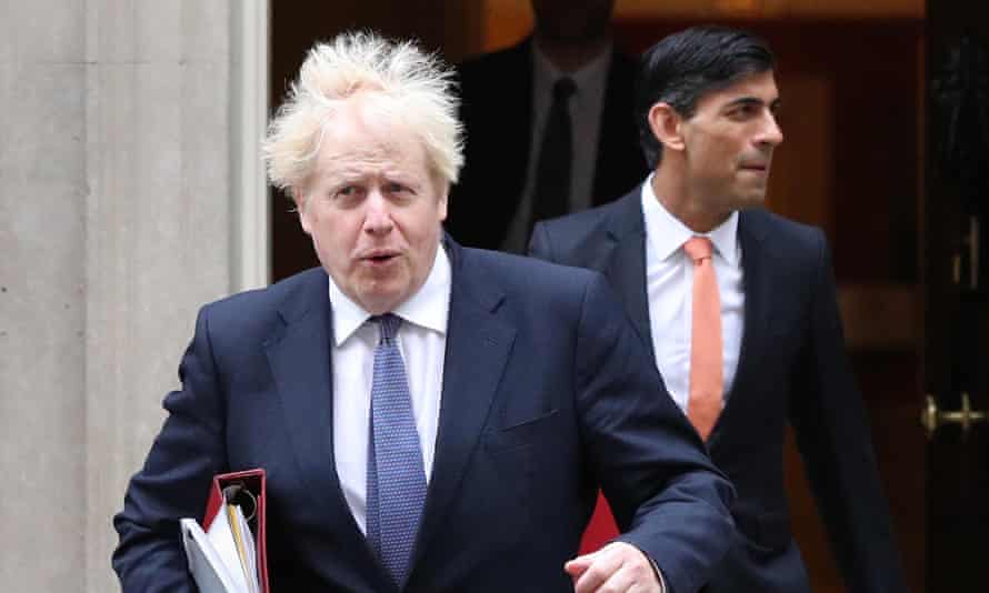 Boris Johnson and Rishi Sunak.