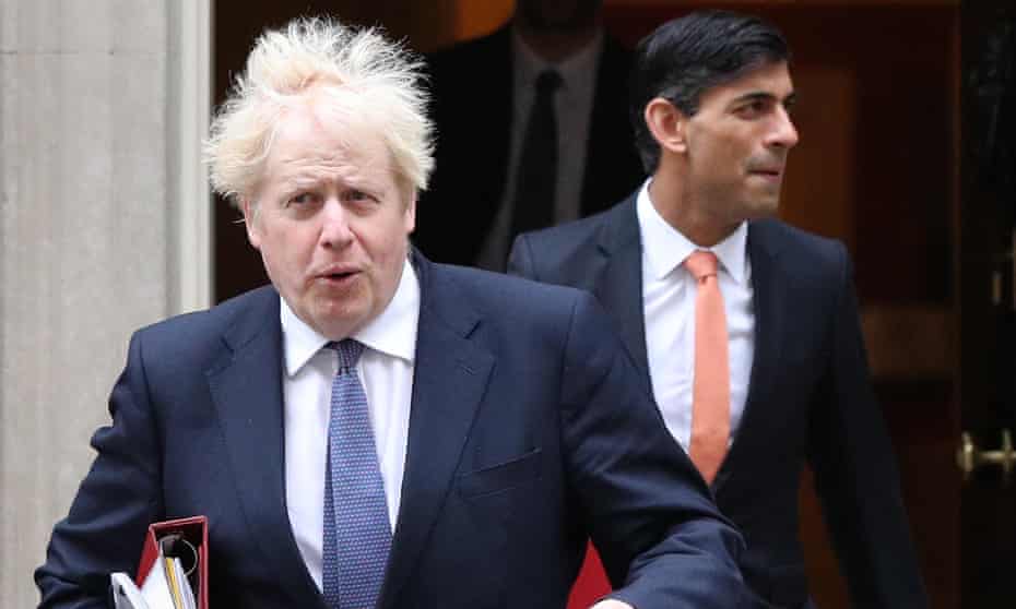 Boris Johnson and Rishi Sunak, as seen on 18 July