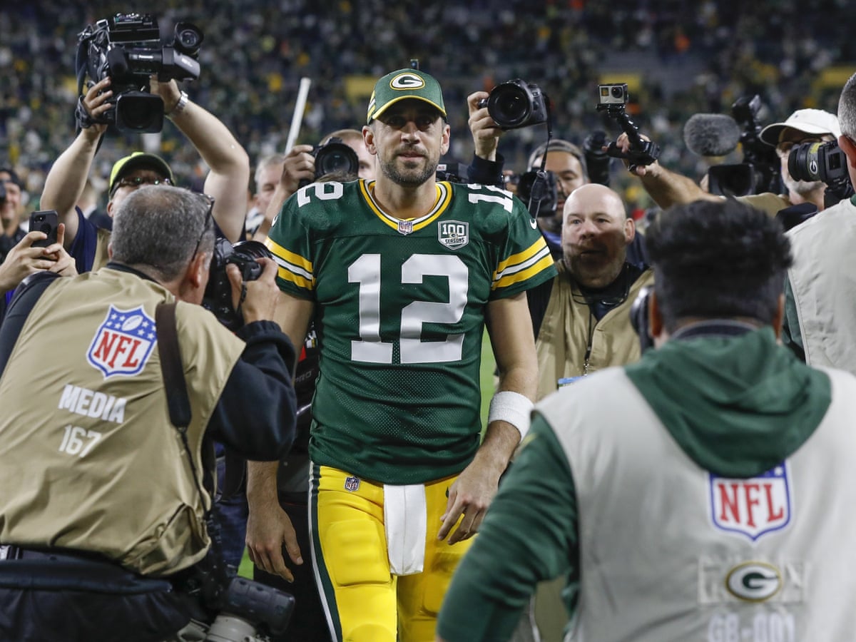 Winning a game on one leg? We are lucky to be in the Aaron Rodgers era | Green Bay Packers | The Guardian