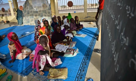 Madrasa education for the refugee children in Chad.