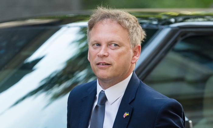 Transport secretary Grant Shapps arrives in Downing Street to attend the weekly Cabinet meeting in July.