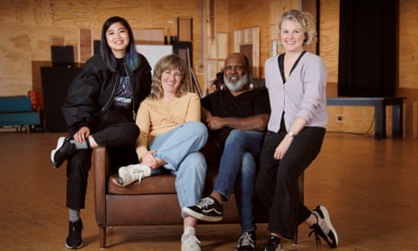 (L-R) Margot Morales, Zoey Dawson, Tony Briggs and Anne-Louise Sarks.