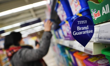 Tesco budget branded big shop costing £72.43 was 'like going back