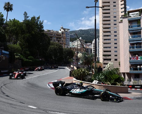Kimi Antonelli in action during the 2026 Monaco Grand Prix