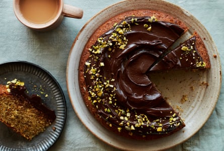 Benjamina Ebuehi’s chocolate pistachio cake.