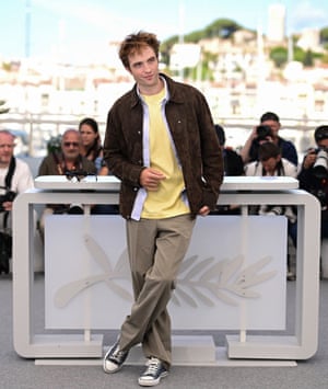 Robert Pattinson in Dior at a photocall for the film Die, My Love on 18 May
