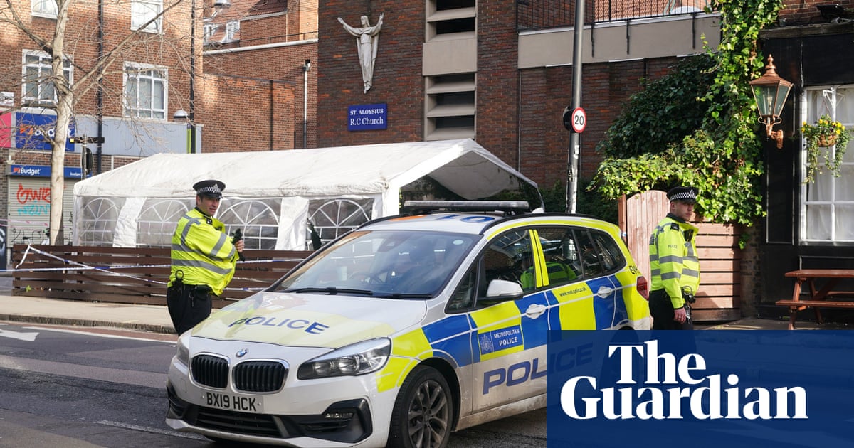Man arrested on suspicion of attempted murder over London church shooting