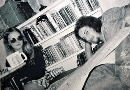 Mick and Trish at Trish’s flat in north London in 1971.