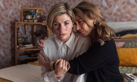 Jodie Whittaker as Tess in One Night, with Kat Stewart.