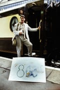 Michael Palin boarding the Orient Express in Around the World in 80 Days.