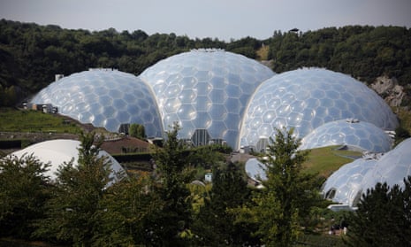 Bond location with a garden attached … the Eden Project needed 2 million plants and 90,000 tonnes of soil.