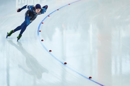 Jordan Stolz is the two-time reigning world champion in the 500m, 1000m and 1500m.