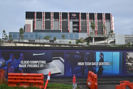 A datacentre construction site in Sydney